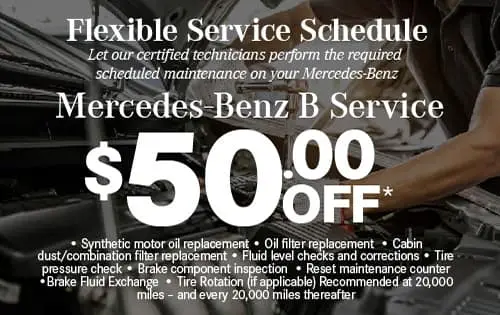 Mercedes-Benz Service And Oil Change Specials