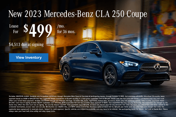 NEW 2023 MERCEDES-BENZ CLA 250 COUPE