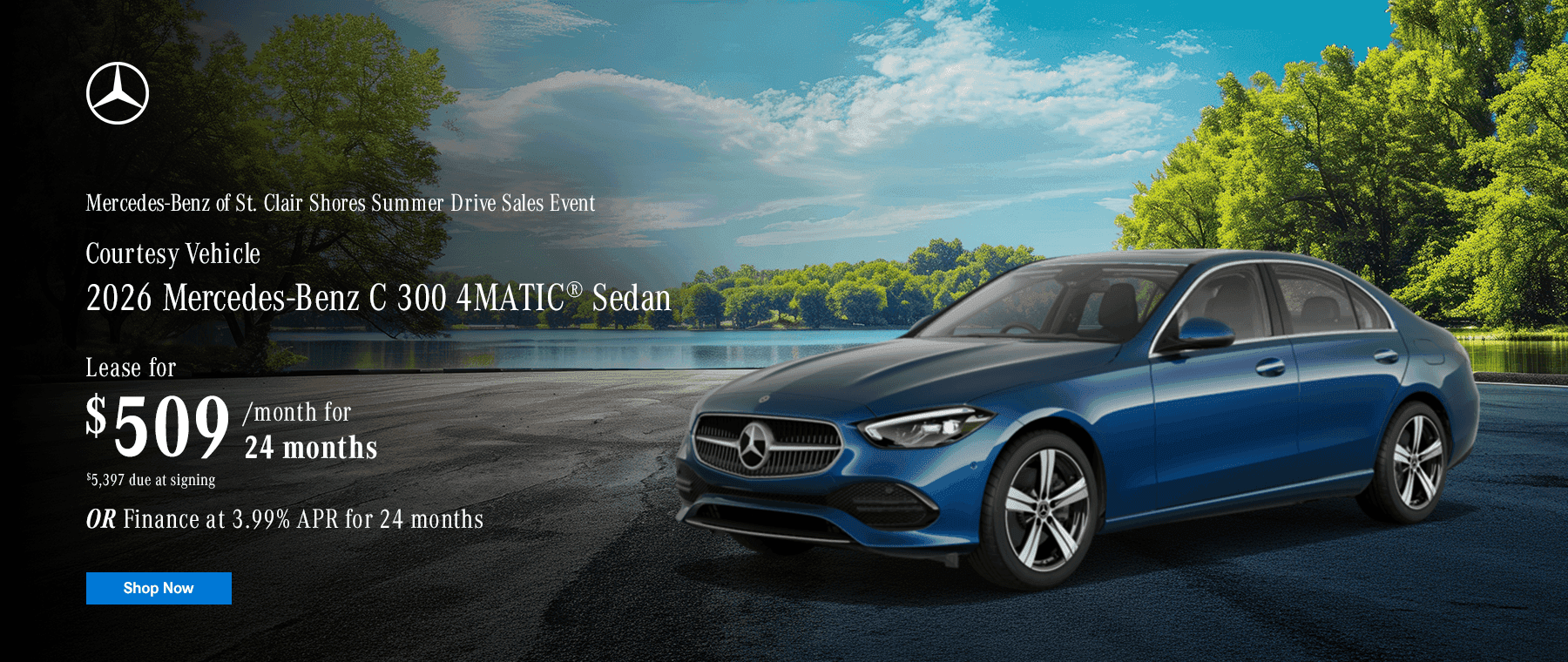 Courtesy Vehicle 2026 Mercedes-Benz C 300 4MATIC® Sedan