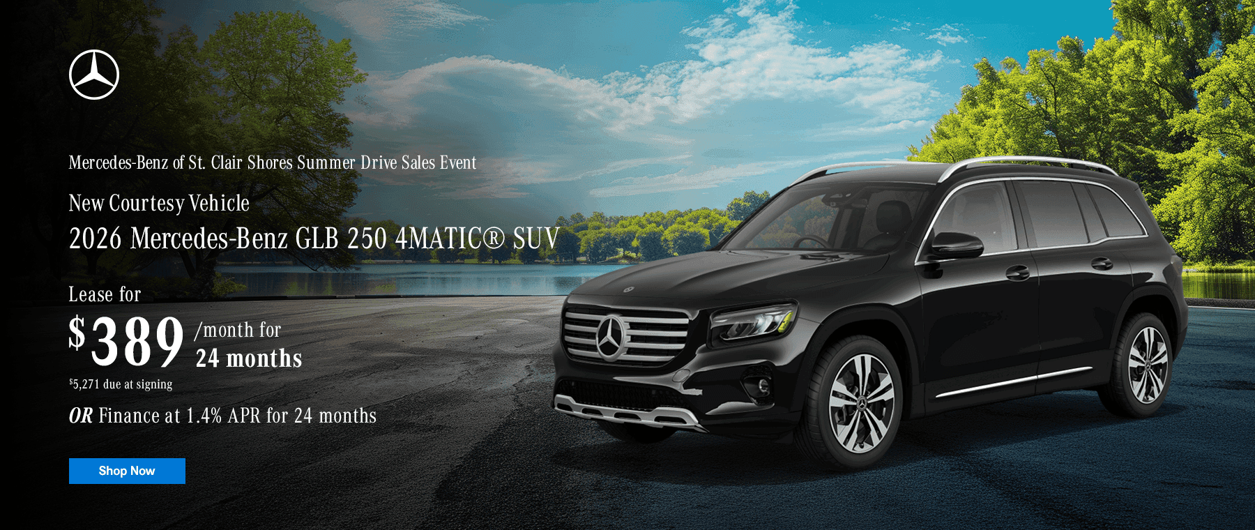 New Courtesy Vehicle 2026 Mercedes-Benz GLB 250 4MATIC® SUV