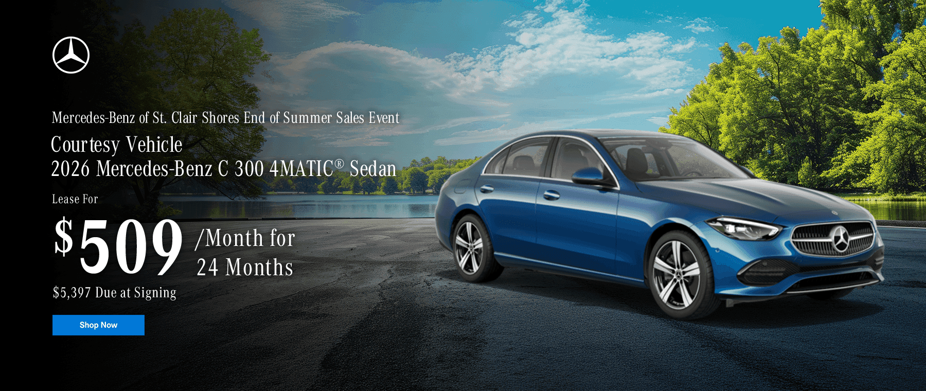 Courtesy Vehicle 2026 Mercedes-Benz C 300 4MATIC® Sedan