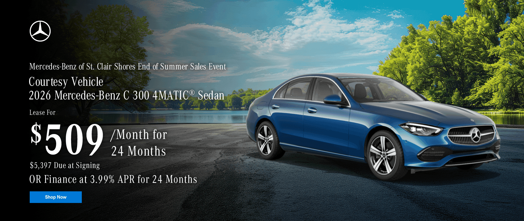 Courtesy Vehicle 2026 Mercedes-Benz C 300 4MATIC® Sedan