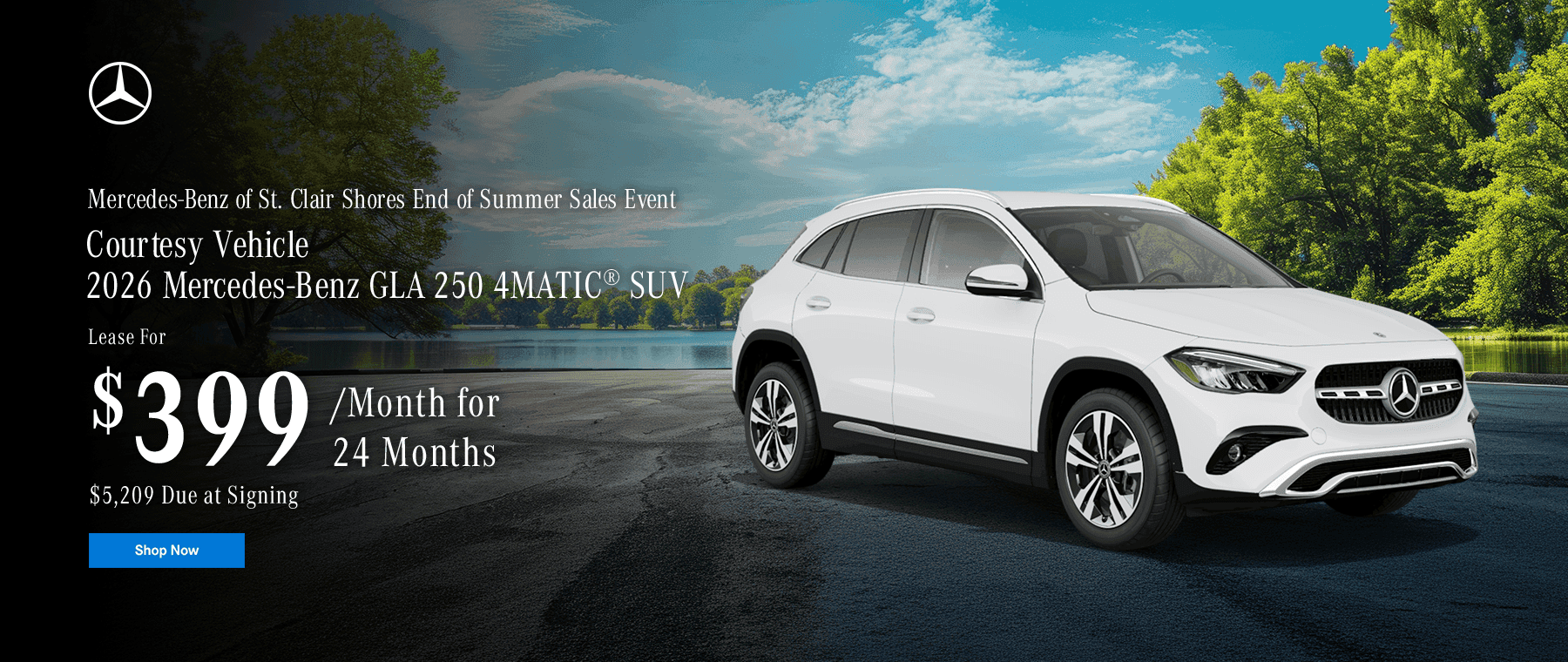Courtesy Vehicle 2026 Mercedes-Benz GLA 250 4MATIC® SUV