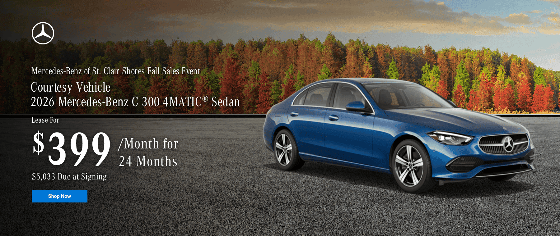 Courtesy Vehicle 2026 Mercedes-Benz C 300 4MATIC® Sedan