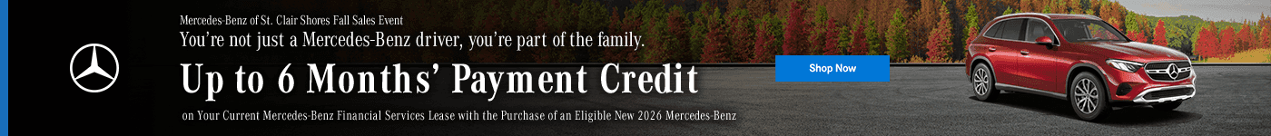 You’re not just a Mercedes-Benz driver, you’re part of the family.