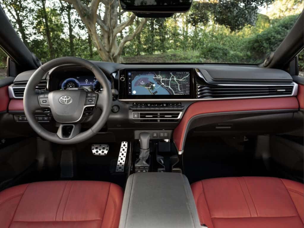 2025 Camry XSE CockpitRed