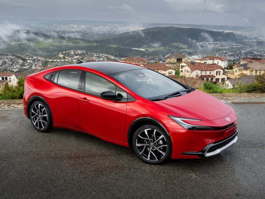 2026 Prius PHEV XSE Supersonic Red