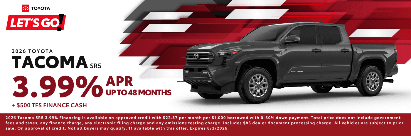 2026 Toyota Tacoma APR Offer