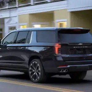 2026 Chevrolet Suburban Driver's Side and Rear 3/4 View