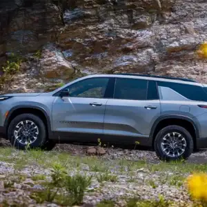 2026 Chevrolet Traverse Sterling Gray Metallic side view