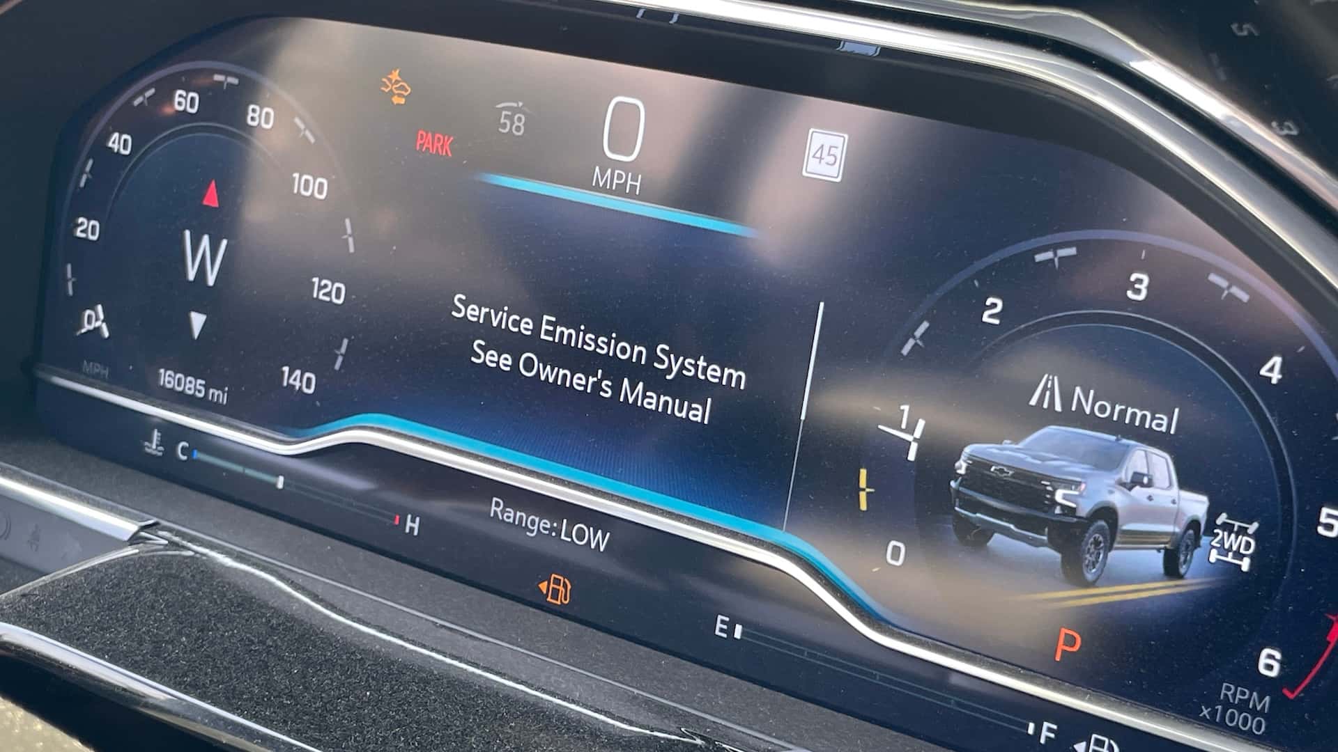 2024 Chevy Silverado Infotainment Screen