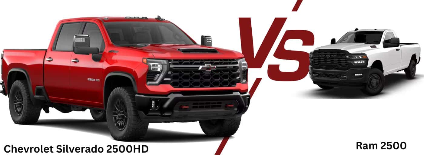2026 Chevrolet Silverado 2500 HD vs Ram 2500