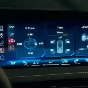 2026 Chevrolet Corvette Stingray Performance App Display