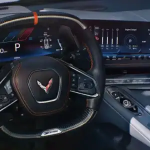 2026 Chevrolet Corvette Z06 Steering Wheel and Dash