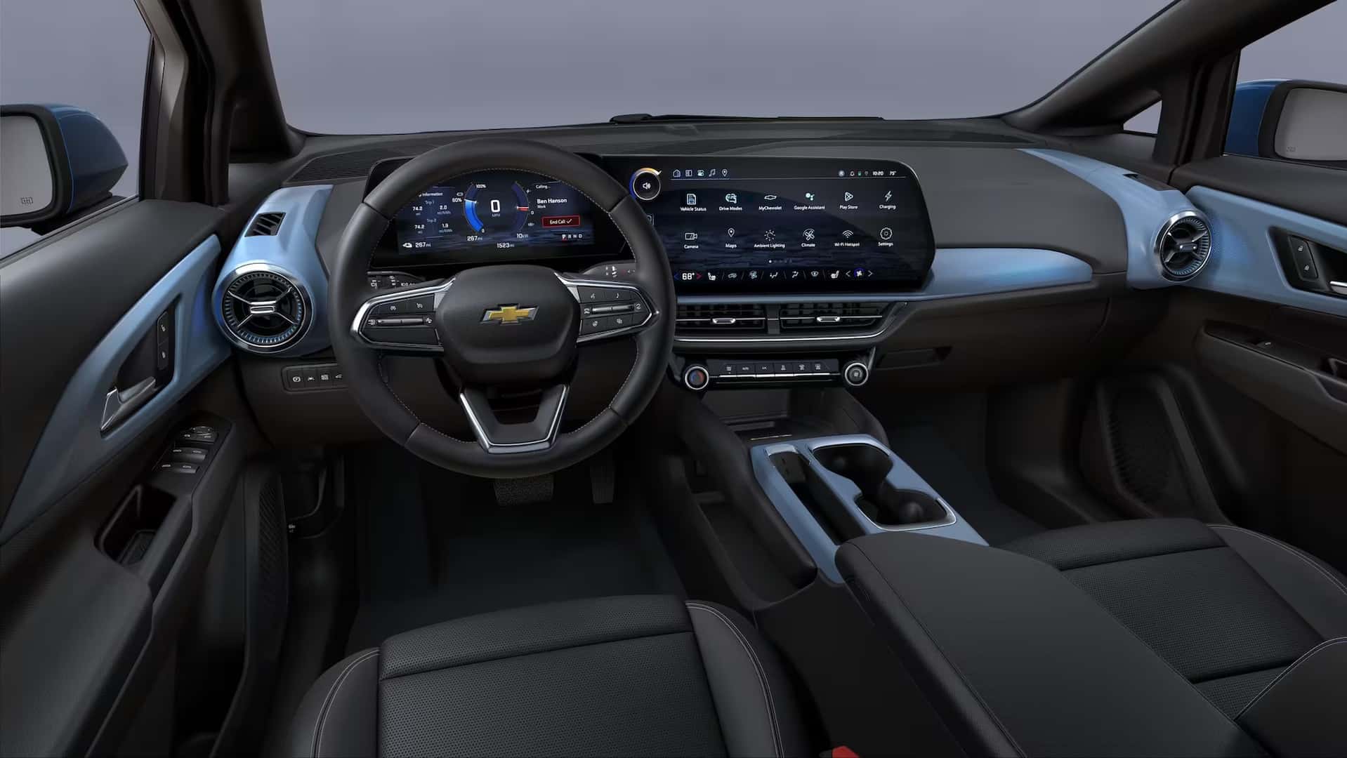 2026 Chevrolet Equinox EV 1LT View of Interior Dash and Infotainment Center