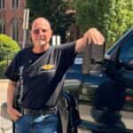 Jim Muncy Pictured With His Enduring GMC Silverado, Which Has A Million Miles On It