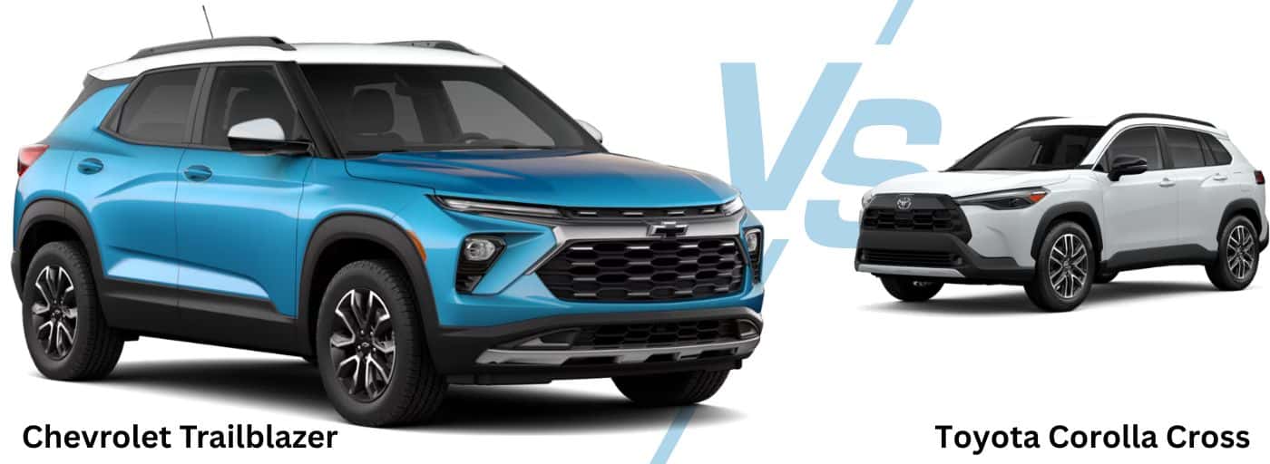 2026 Chevrolet Trailblazer vs Toyota Corolla Cross