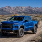 2026 Chevrolet Colorado ZR2 on a BLM dirt road in the Pine Nut Mountains of Northern Nevada