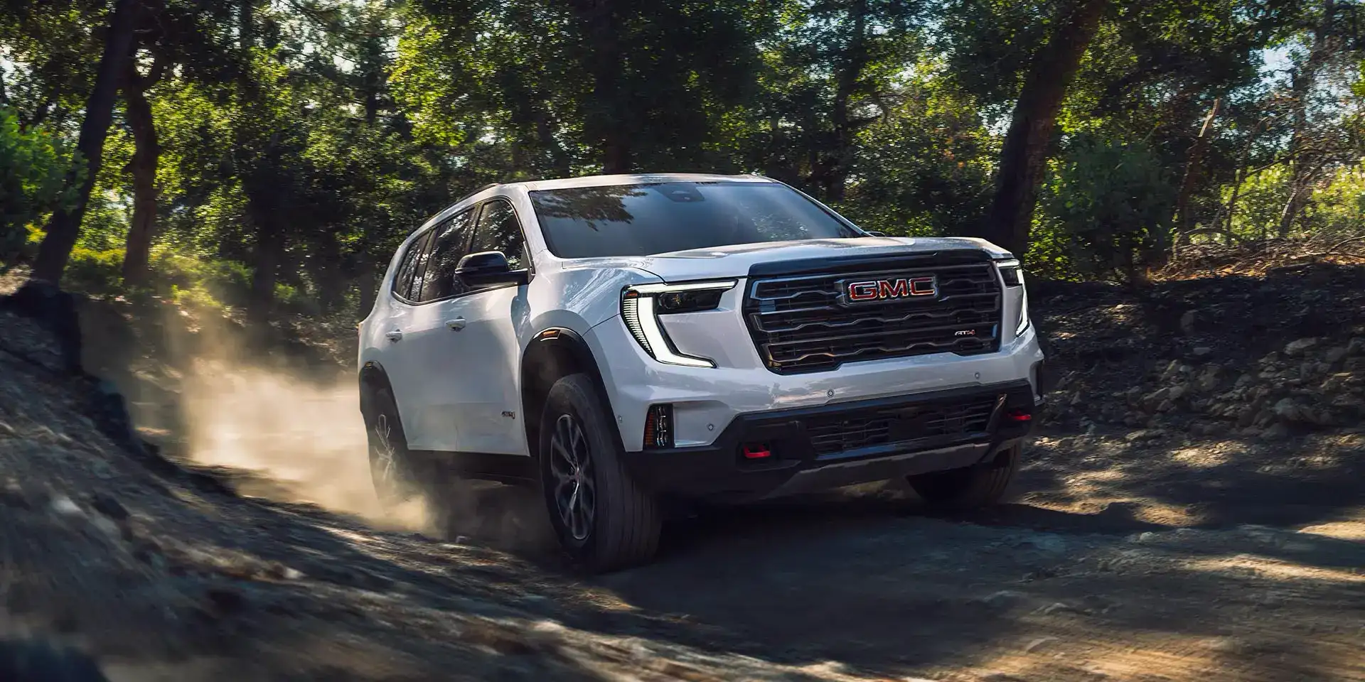 2026 GMC Acadia on Dirt Path