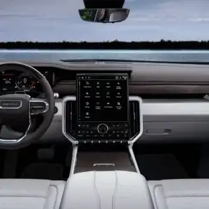 2026 GMC Acadia Front Dash with View of Water