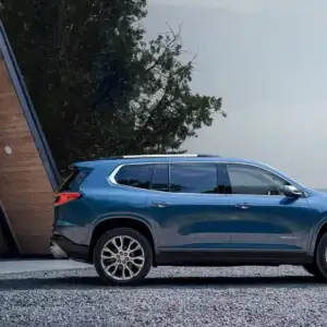 2026 GMC Acadia Parked on Gravel