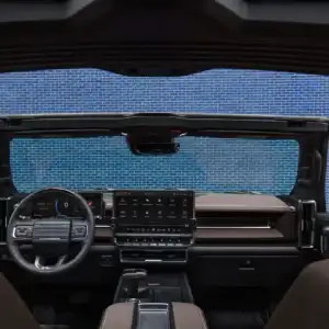 2026 GMC Hummer EV SUV Interior with Sky Panel Removed