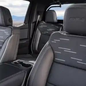2026 GMC Sierra EV Front and Rear Seats
