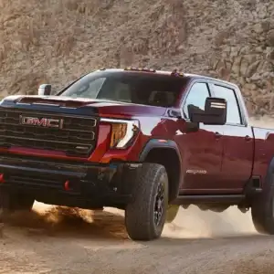 2026 GMC Sierra HD Kicking Up Dirt