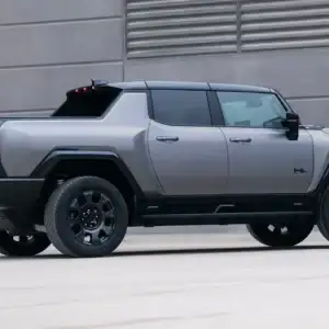 2026 GMC HUMMER EV Pickup Meteorite Metallic side view