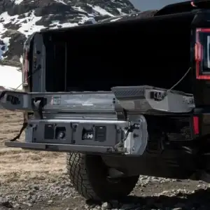2026 GMC HUMMER EV Pickup Multipro tailgate system