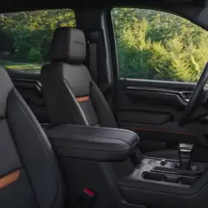 2026 GMC Sierra 1500 AT4 front row interior