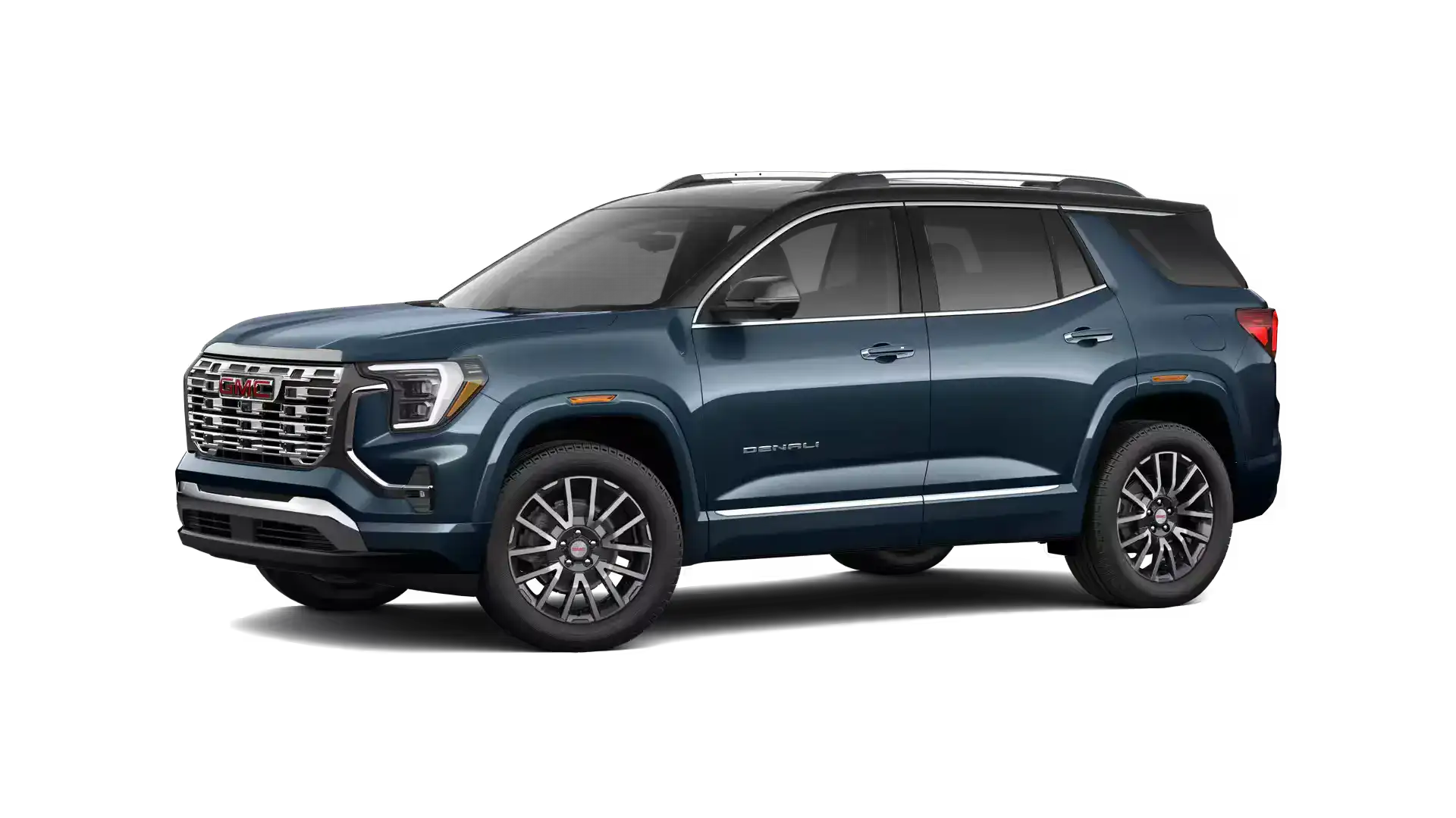 2026 GMC Terrain Downpour Metallic with Ebony Twilight Metallic roof