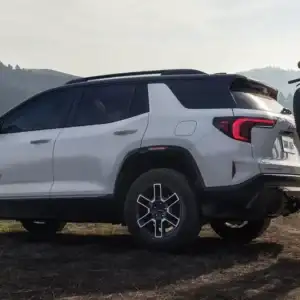 2026 GMC Terrain with hitch mounted bike rack