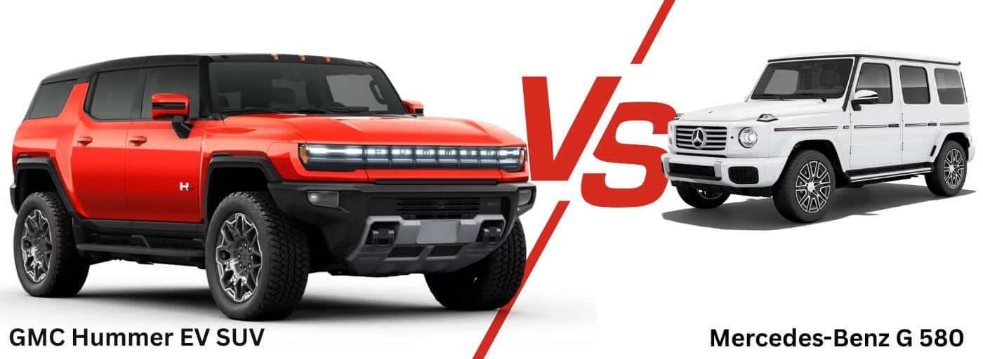 2026 GMC Hummer EV SUV vs Mercedes Benz G 580