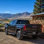 2026 GMC Sierra 1500 at a Carson Valley property near Minden, Nevada during fall firewood season