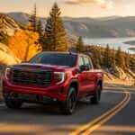 2026 GMC Sierra 1500 on a mountain highway near Carson City, Nevada