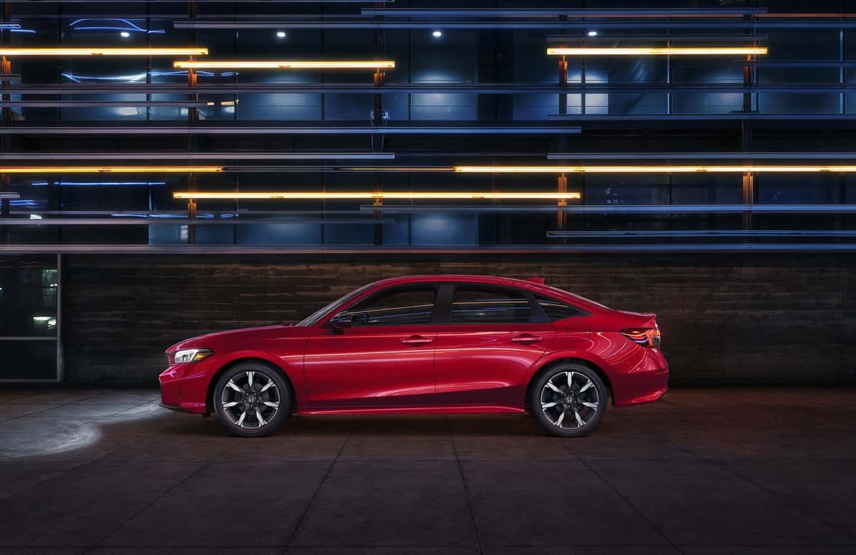 2025 Honda Civic Sedan Sport Touring Hybrid Driver Side Profile