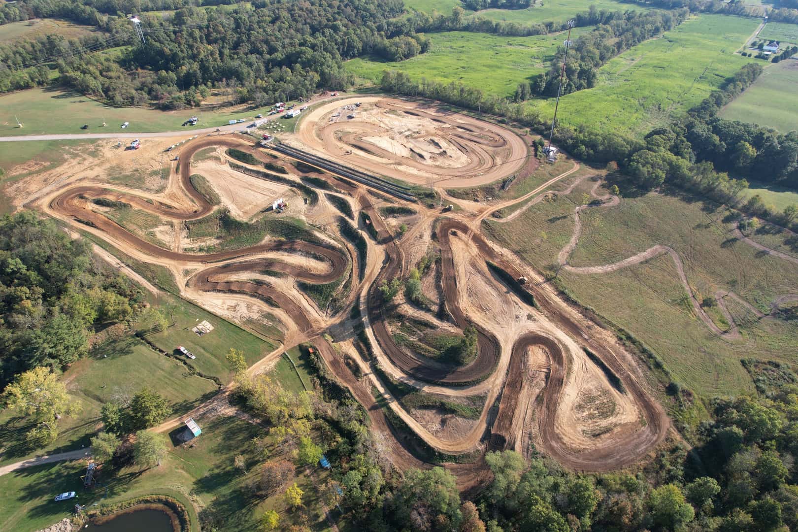 Honda Hills Motorcross Track Fesitval Gathering Place in Thornville Ohio