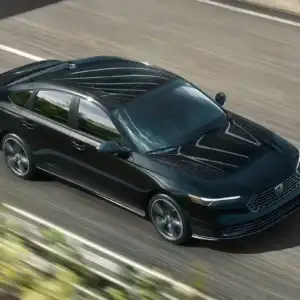2026 Honda Accord Crystal Black Pearl birds eye view
