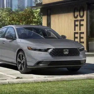 2026 Honda Accord Hybrid Urban Gray Pearl Parked