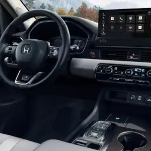 2026 Honda Pilot gray interior dashboard view