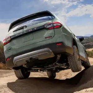 2026 Honda Pilot TrailSport Ash Green Metallic off road