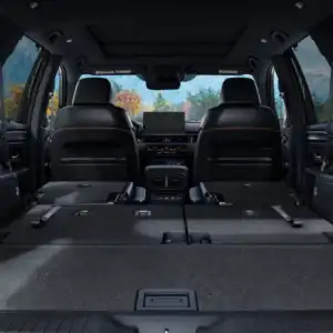 2026 Honda Pilot TrailSport cargo area with passenger seats down