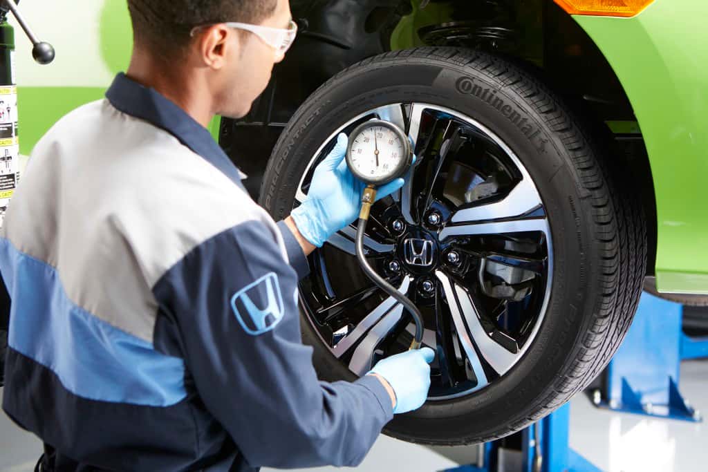 Honda Tire Air Pressure Check