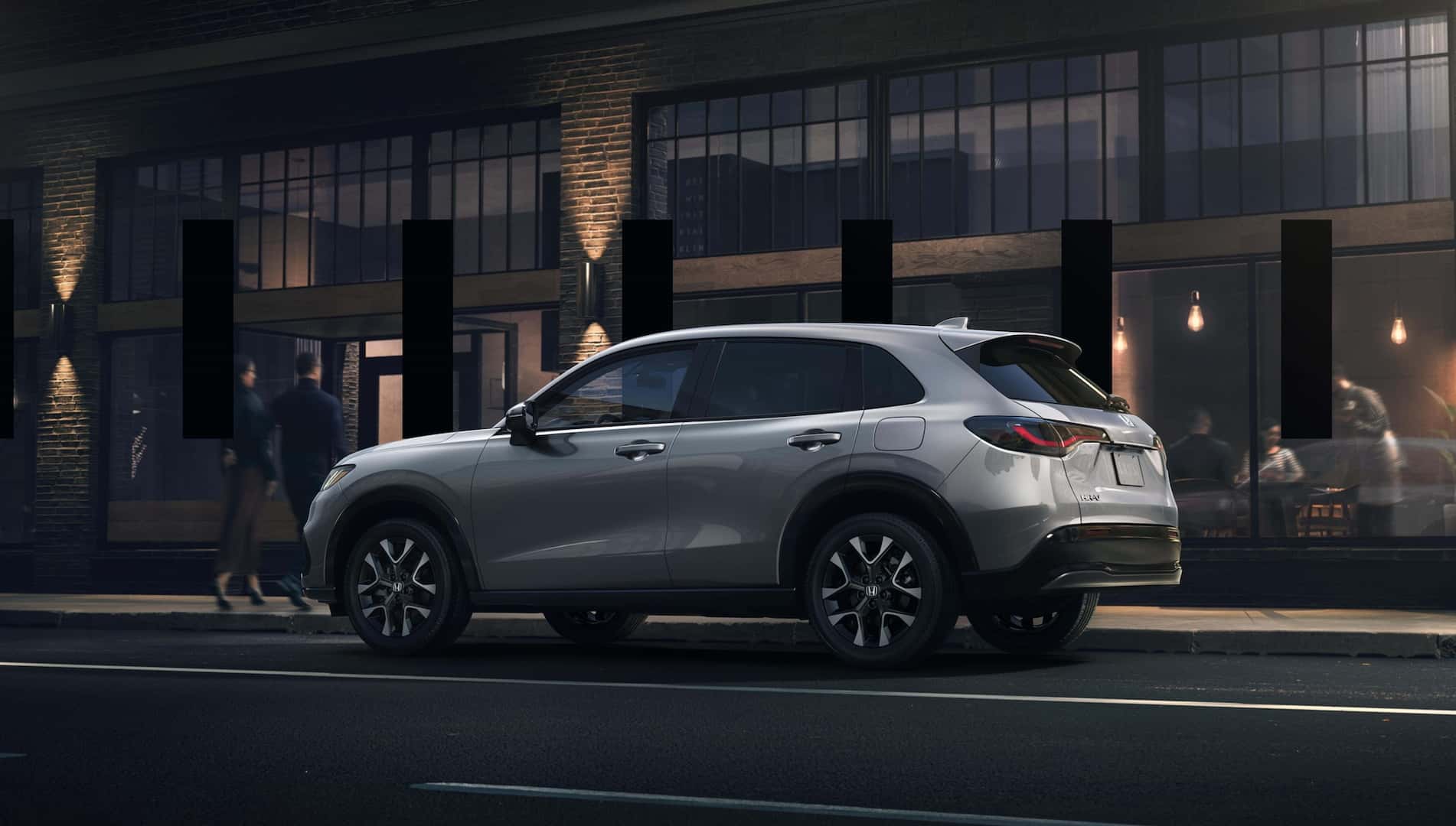 2026 Honda HR V silver at night