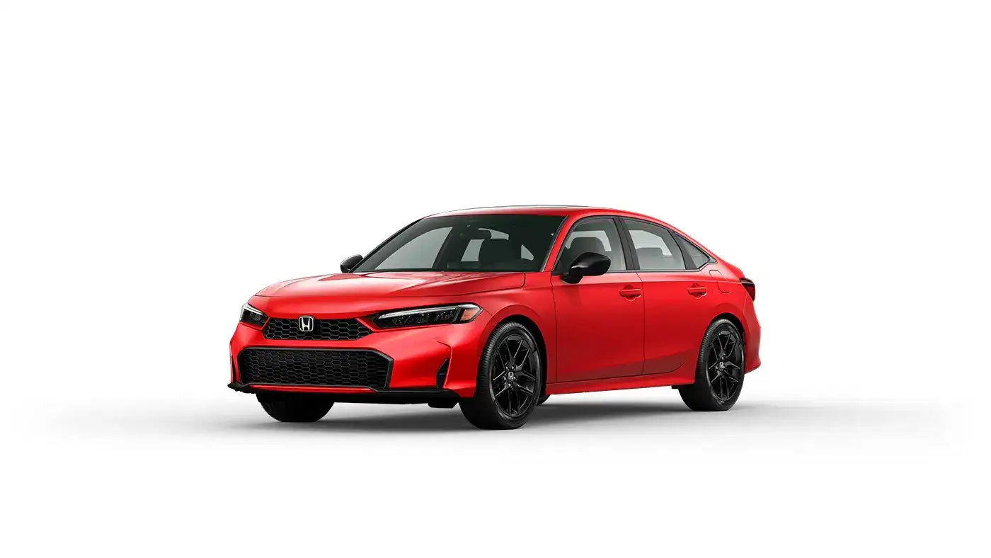 2026 Honda Civic Hybrid Rallye Red