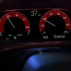 2026 Honda Civic Sedan Sport Touring Hybrid digital instrument cluster