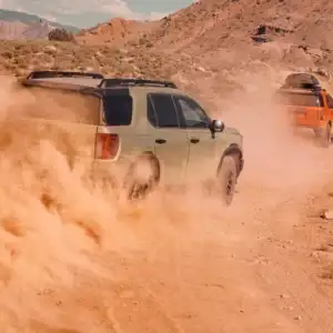 2026 Honda Passport Kicking Up Dirt Off-Road