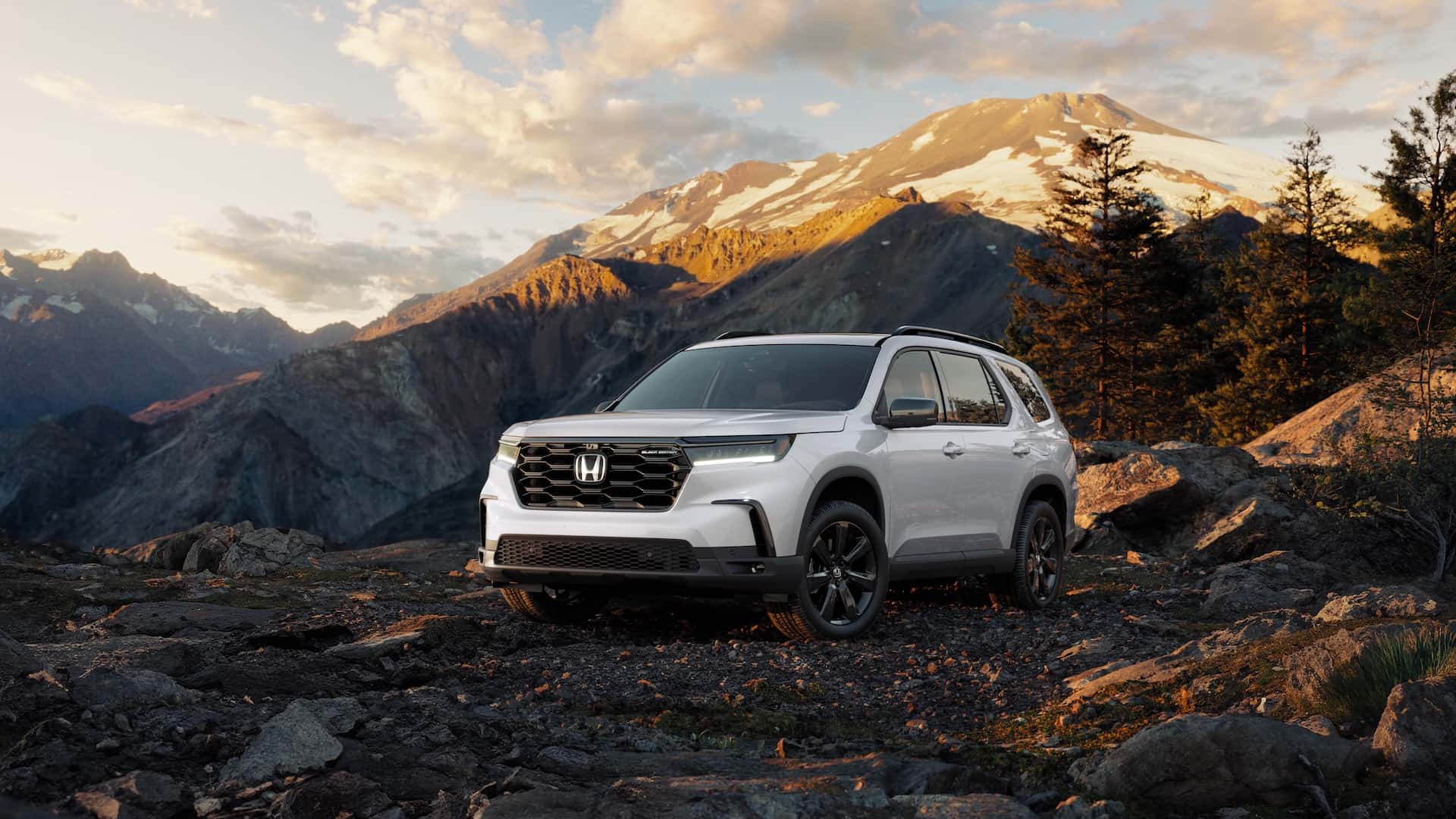 2025 Honda Pilot Black Edition Driver Side Profile