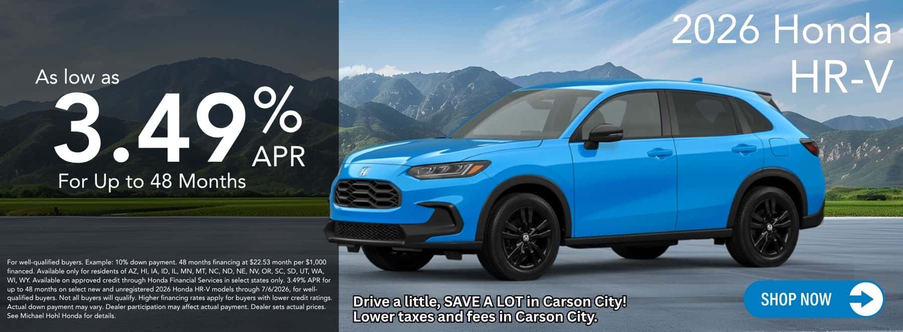 May HR-V Lease Homepage